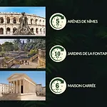 T2 rénové avec parking à 400m des Arènes de Nîmes Apartamento