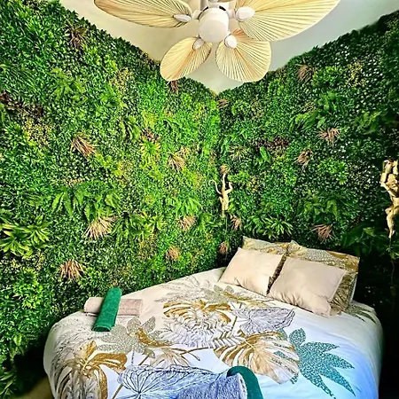 Jungle Chic Pour Couple Avec Parking Centre De Διαμέρισμα